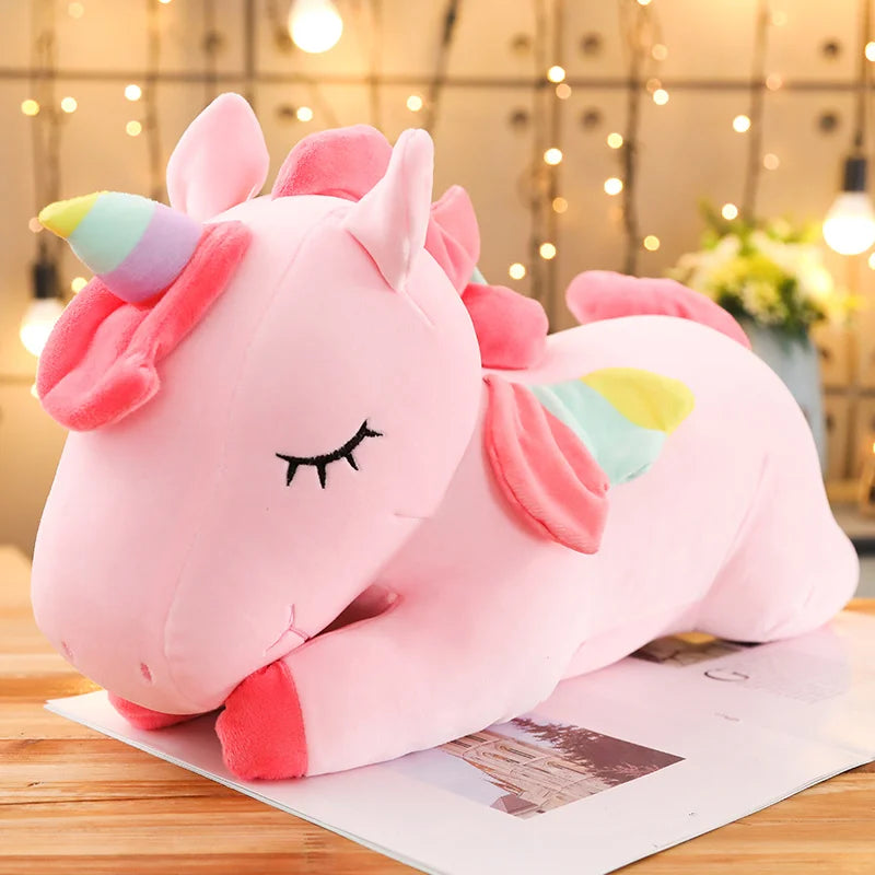 Kawaii Giant Unicorn Plush Toy – Soft Stuffed Animal for Kids - Image 3