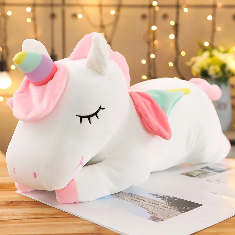 Kawaii Giant Unicorn Plush Toy – Soft Stuffed Animal for Kids - Image 2