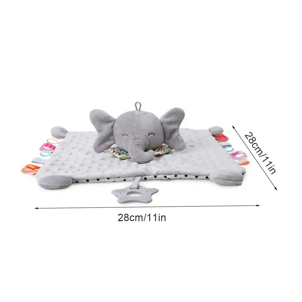 Adorable Newborn Baby Plush Toys – Comforting Animal Blankets - Image 8