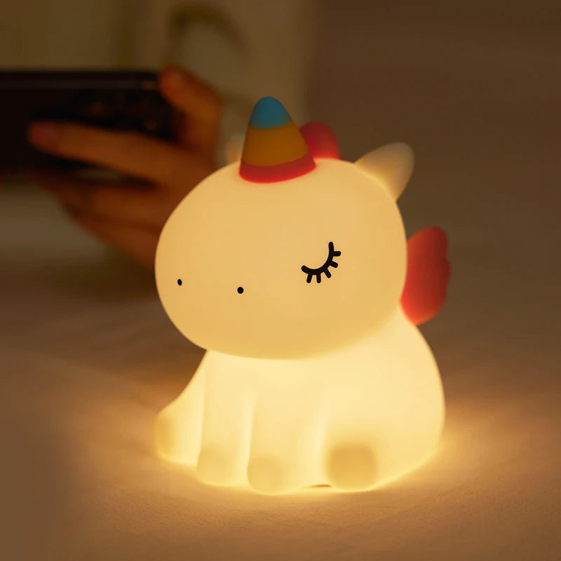 Big Face Rabbit Night Light – Cute Silicone Touch Lamp for Kids - Image 7
