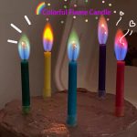 Multicolored Flame Candles
