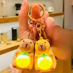 Simulation Capybara Anime Keychain