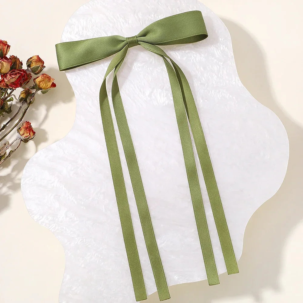 2pcs 2025 New Cute Ribbon Bow Headband Clip Set - Image 26