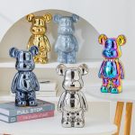 Aesthetic Bear Brick Ceramic Statue