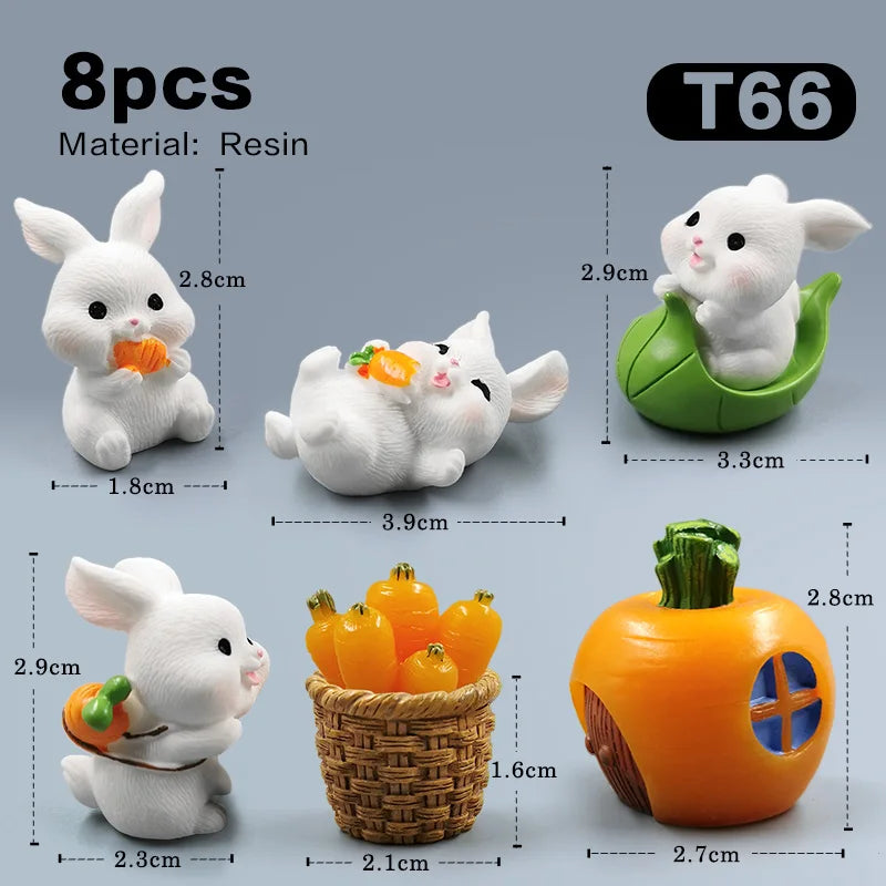Hot Easter Cute Rabbit Figurine - Image 14