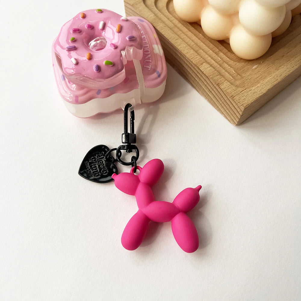 Cute Acrylic Cartoon Balloon Dog Keychains – Y2K Bag Pendant - Image 35