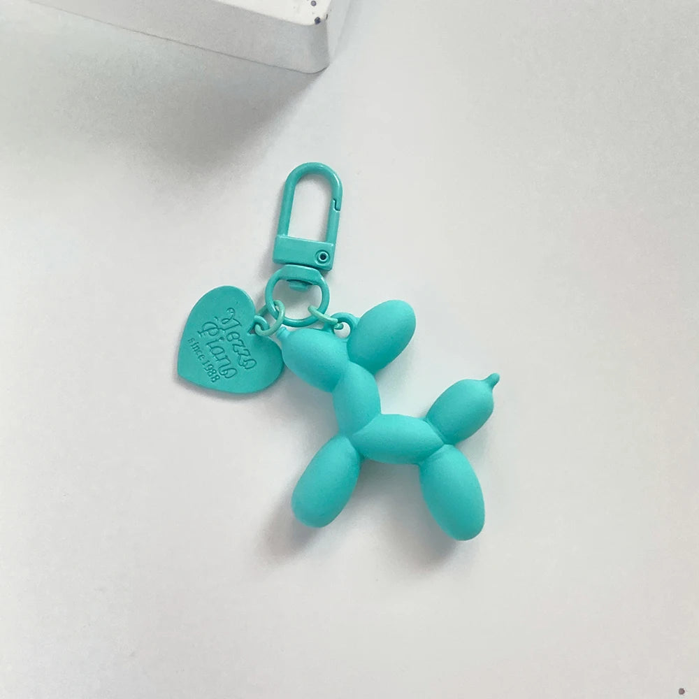 Cute Acrylic Cartoon Balloon Dog Keychains – Y2K Bag Pendant - Image 33