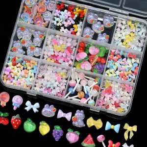 12Grids 3D Cute Nail Charms – Nails & Phone Cases