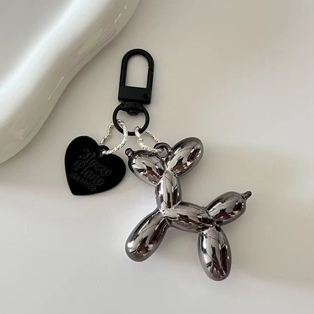 Cute Acrylic Cartoon Balloon Dog Keychains – Y2K Bag Pendant - Image 26