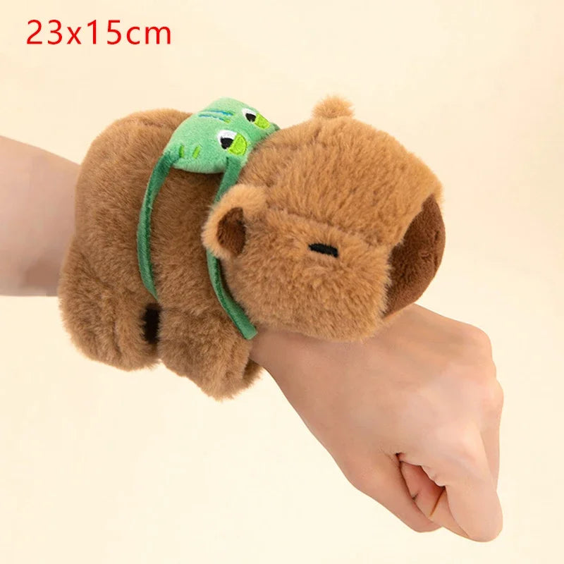 Adorable Capybara Plush Snap Wristband – Cute and Fun for Kids - Image 5