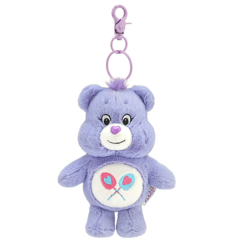 Sanrio Plush Kawaii Carebears Rainbow Bear Keychain - Image 11