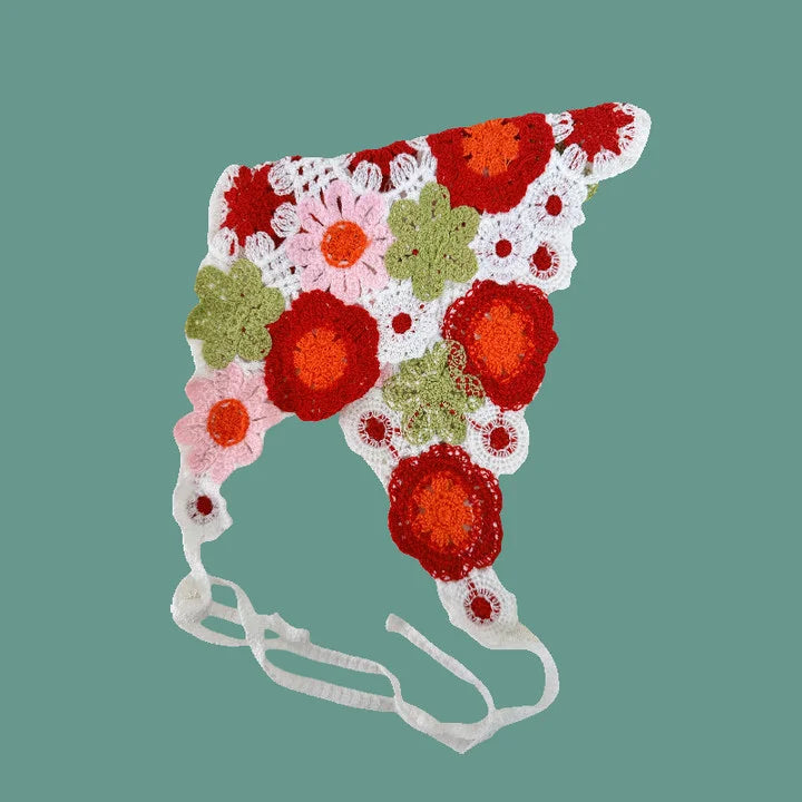 Elegant Knitted Triangle Scarf Headband – Stylish Hair Accessory - Image 14