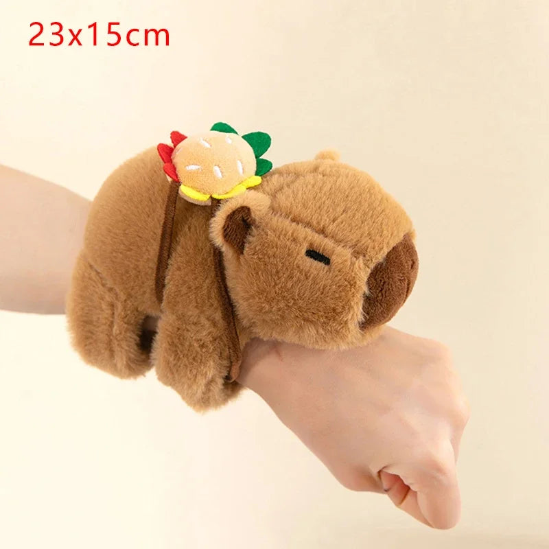 Adorable Capybara Plush Snap Wristband – Cute and Fun for Kids - Image 6
