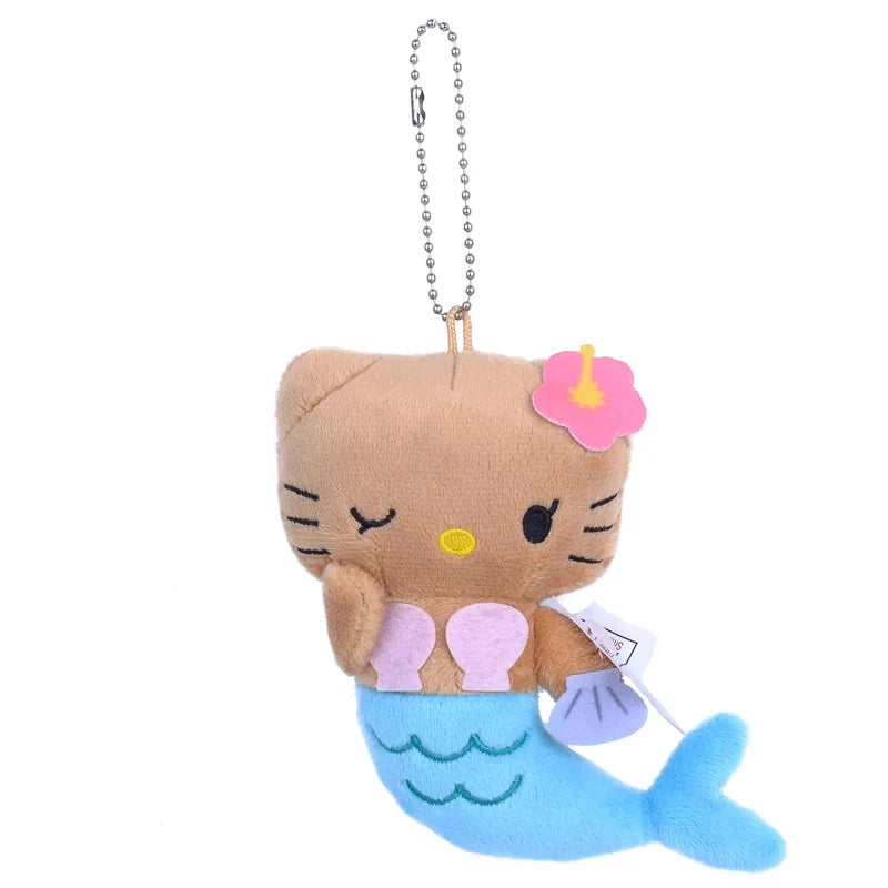Kawaii Sanrio Hello Kitty Mermaid Keychain – Adorable Backpack Charm - Image 4