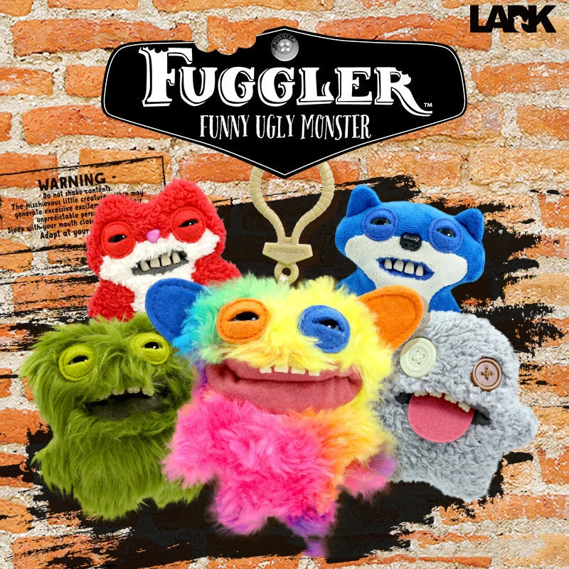 Fuggler Funny Ugly Monster Plush Keychain – Kawaii Rabbits - Image 2
