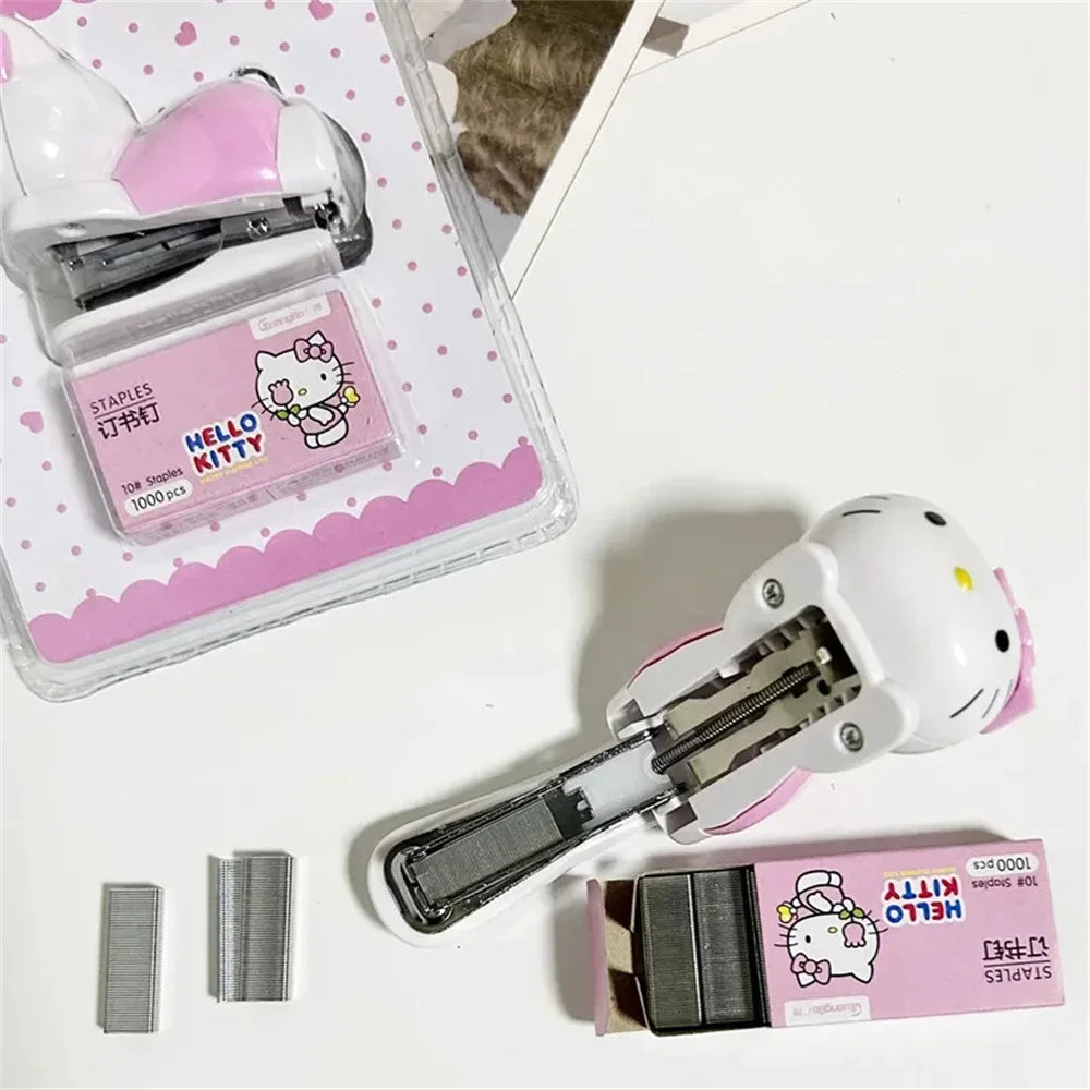 Sanrio Hello Kitty Staplers Set – Kawaii Cartoon Stationery for Students - Image 2