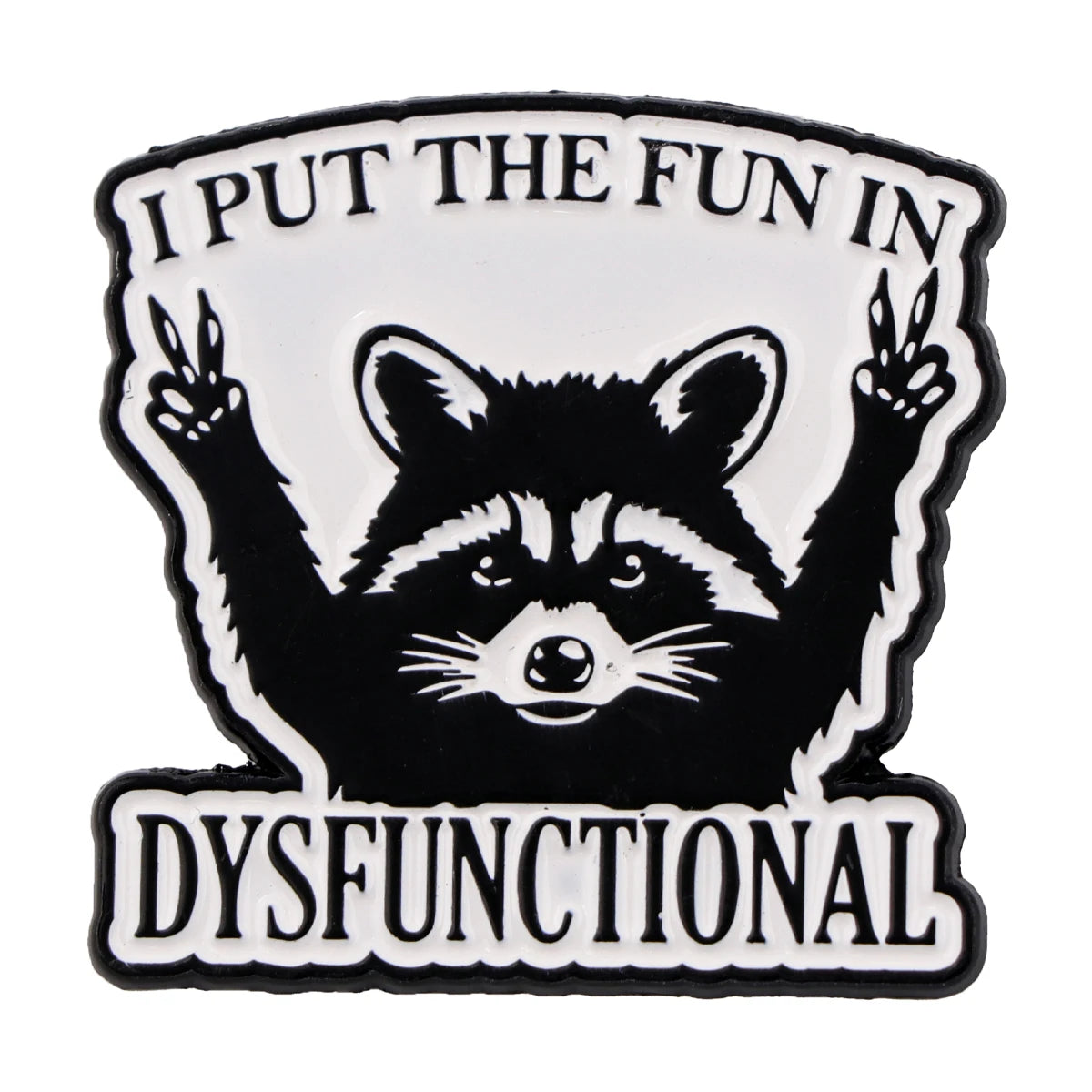 Cute Raccoon Enamel Pins – Funny Quotes Brooches for Women - Image 4