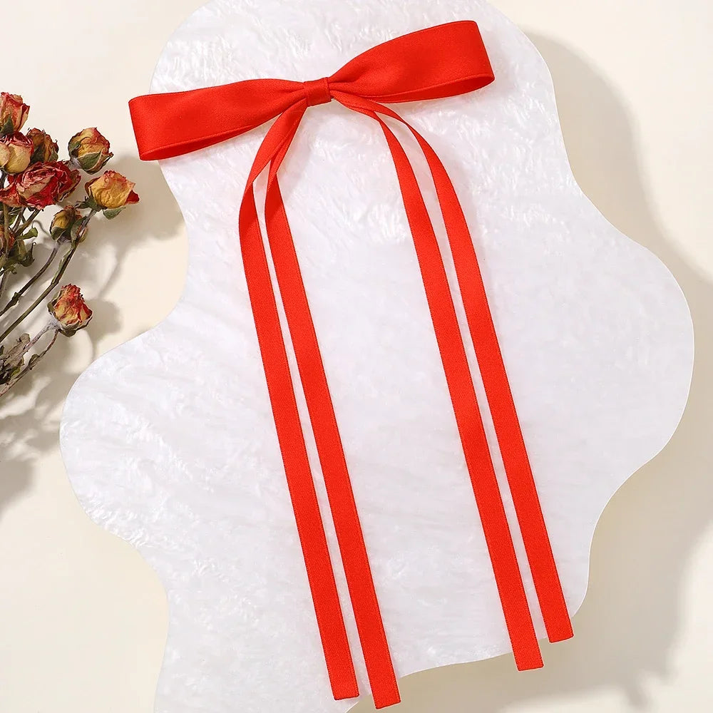 2pcs 2025 New Cute Ribbon Bow Headband Clip Set - Image 15