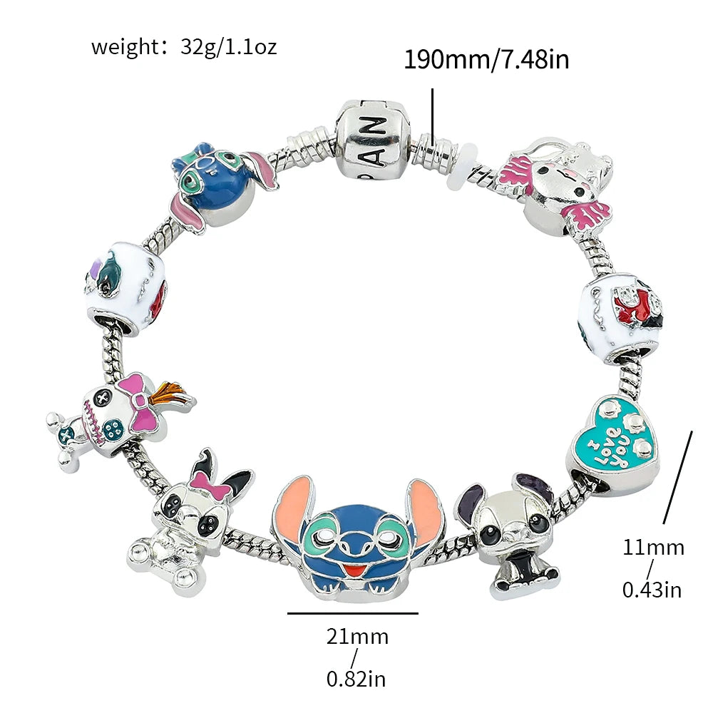 Disney Anime Lilo and Stitch Bracelet – Cartoon Stitch Beads Hand Chain - Image 6