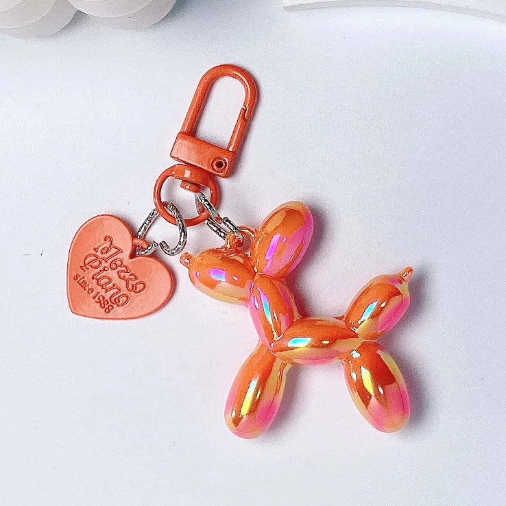 Cute Acrylic Cartoon Balloon Dog Keychains – Y2K Bag Pendant - Image 8