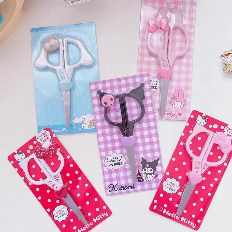 Kawaii Sanrio Kuromi & Cinnamoroll Scissors – Cute Stationery - Image 3