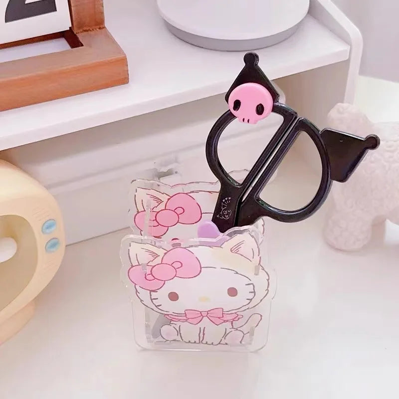 Kawaii Sanrio Kuromi & Cinnamoroll Scissors – Cute Stationery - Image 4