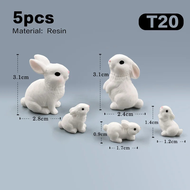 Hot Easter Cute Rabbit Figurine - Image 9