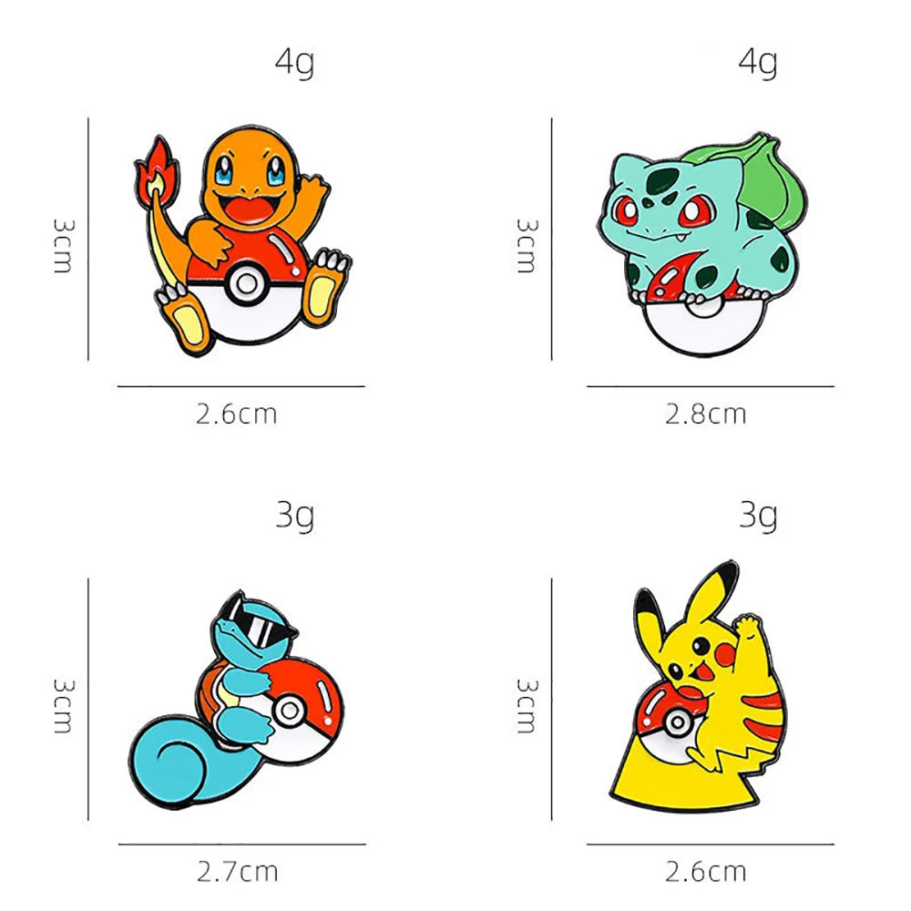 Pokemon Pikachu Anime Metal Badge Collection – Brooches for All Fans - Image 6
