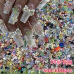 Vibrant Kawaii Nail Charms – 3D Bowknot Heart Flower Rhinestones