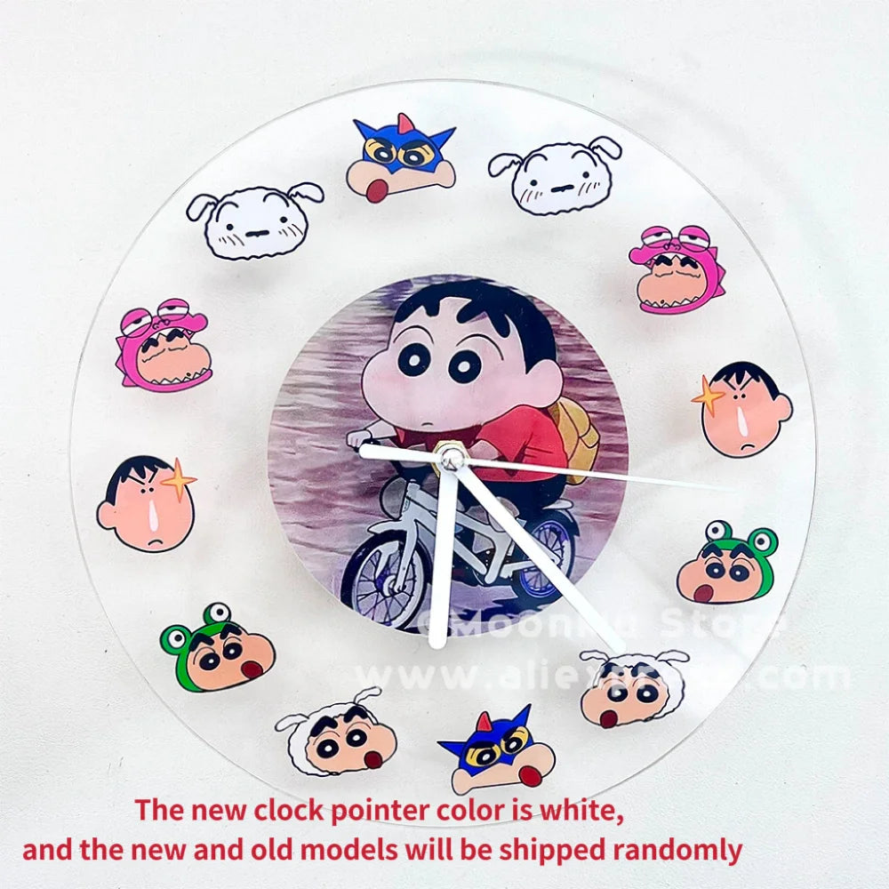 Adorable Crayon Shin-Chan Acrylic Clock – A Kawaii Anime - Image 6