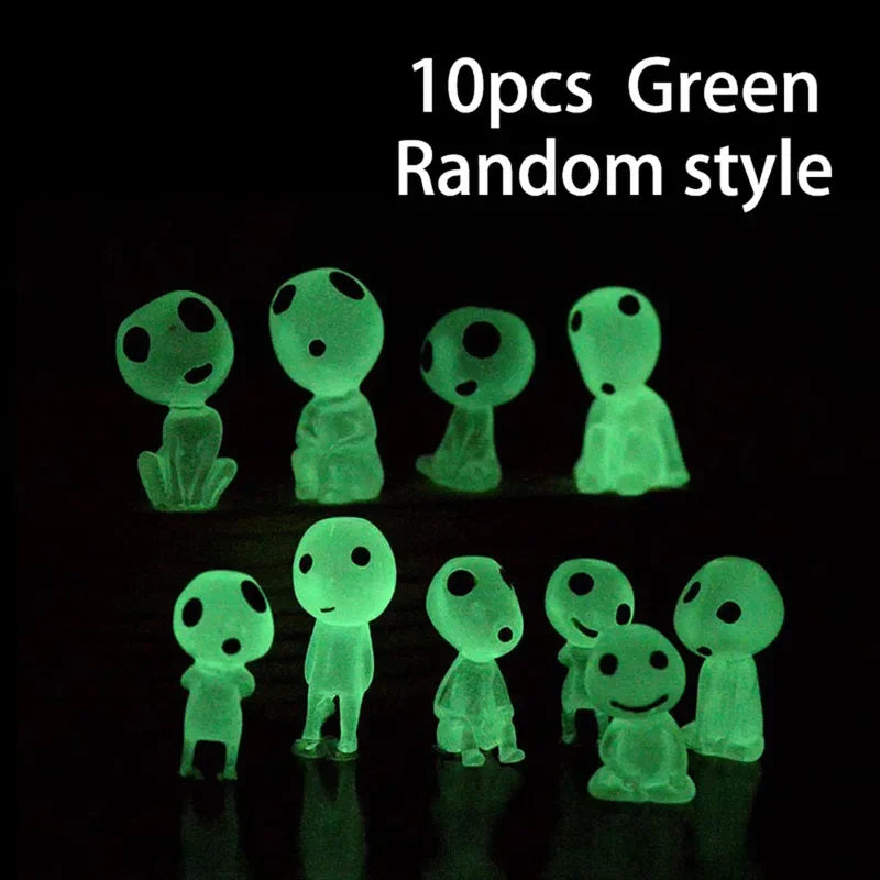 10 Pieces Miniature Luminous Princess Landscape Decorations - Image 3