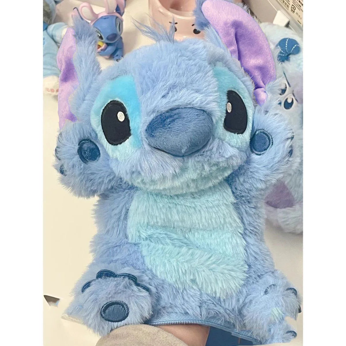Disney Stitch Anime Plush Pencil Case – Kawaii Stationery Box - Image 4