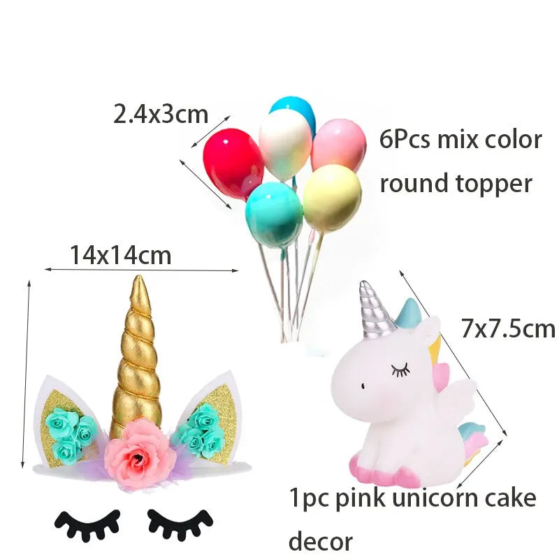 Unicorn Party Cake Topper Set - Image 8