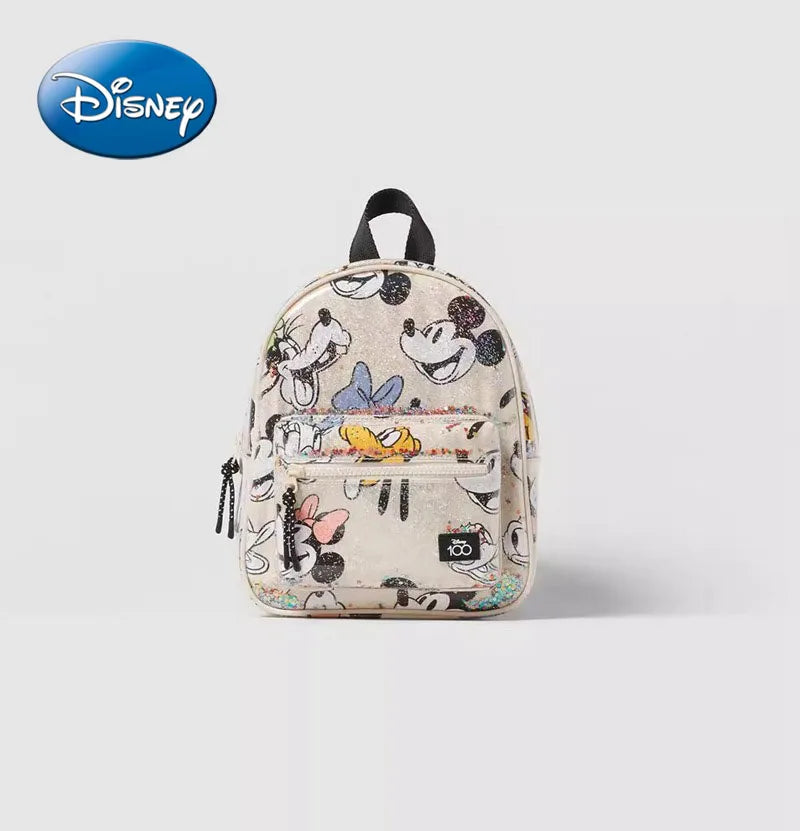 Disney Girls Backpack – Mickey Mouse Print Mini Backpack for Kids - Image 2