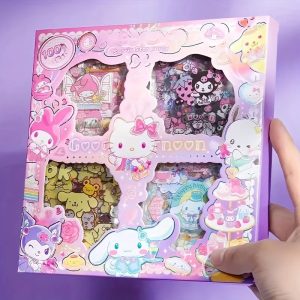 Hello Kitty Sanrio Non-Repeating 100-Piece Sticker Set