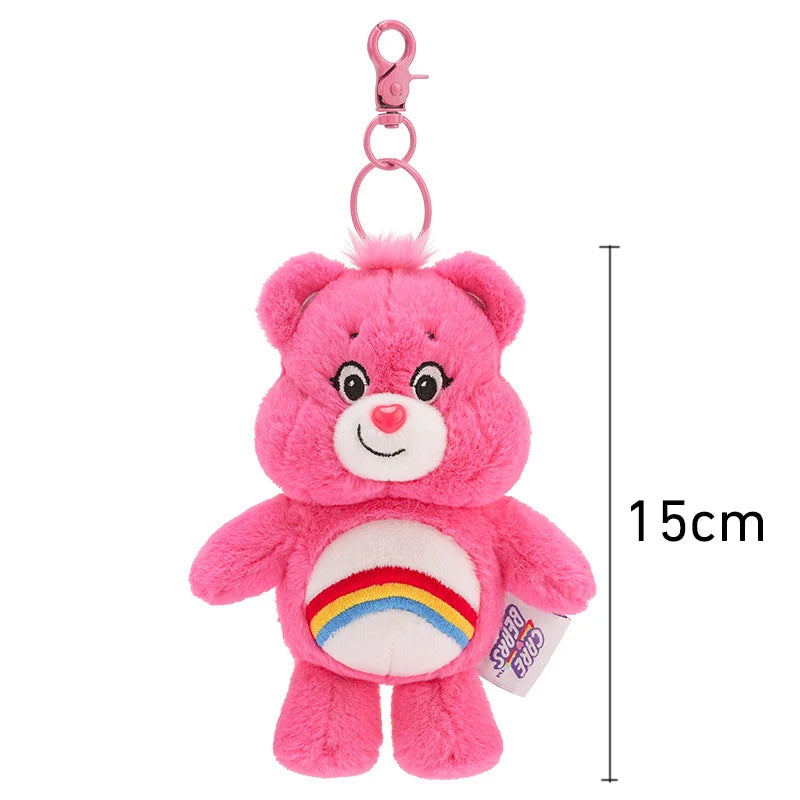 Sanrio Plush Kawaii Carebears Rainbow Bear Keychain - Image 5