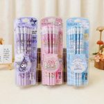 Cinnamoroll & Kuromi Cartoon Pencil Set – Cute Stationery for Fans