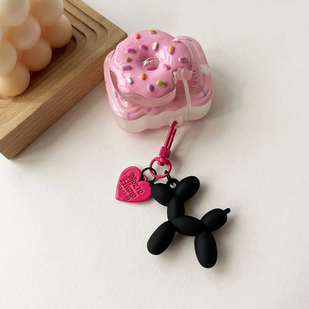 Cute Acrylic Cartoon Balloon Dog Keychains – Y2K Bag Pendant - Image 6