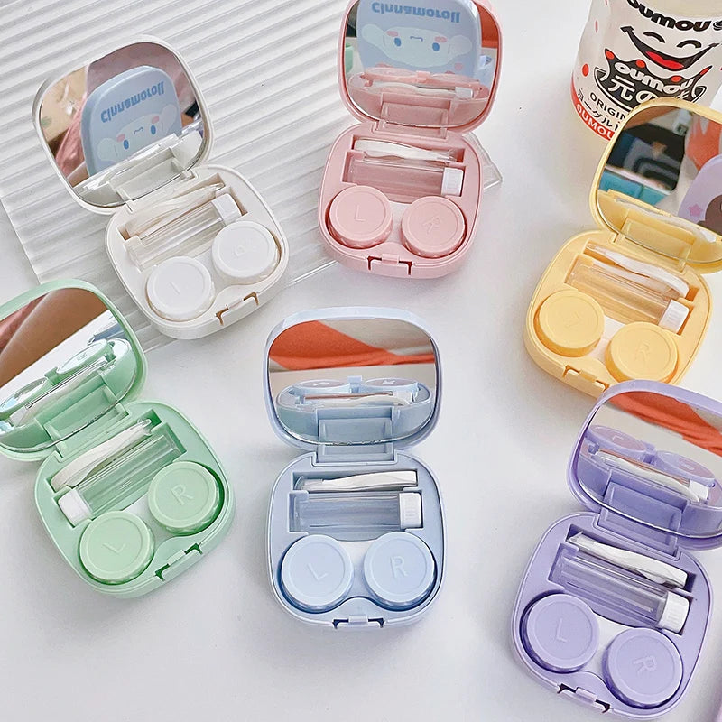 Kawaii Sanrio Contact Lenses Box – Hello Kitty, Kuromi Travel Case - Image 4