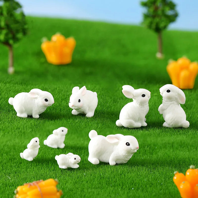 Hot Easter Cute Rabbit Figurine - Image 2