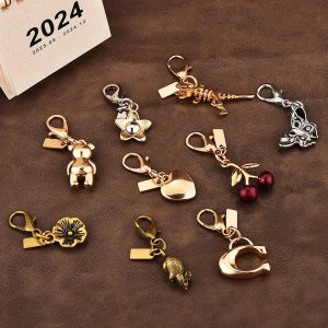 Exquisite High-end Bear Cherry Butterfly Keychains for Women