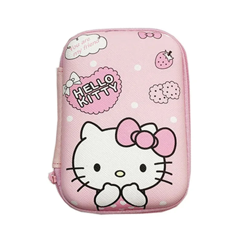 Kawaii Hello Kitty Data Cable Charger Storage Bag – Portable & Stylish - Image 4
