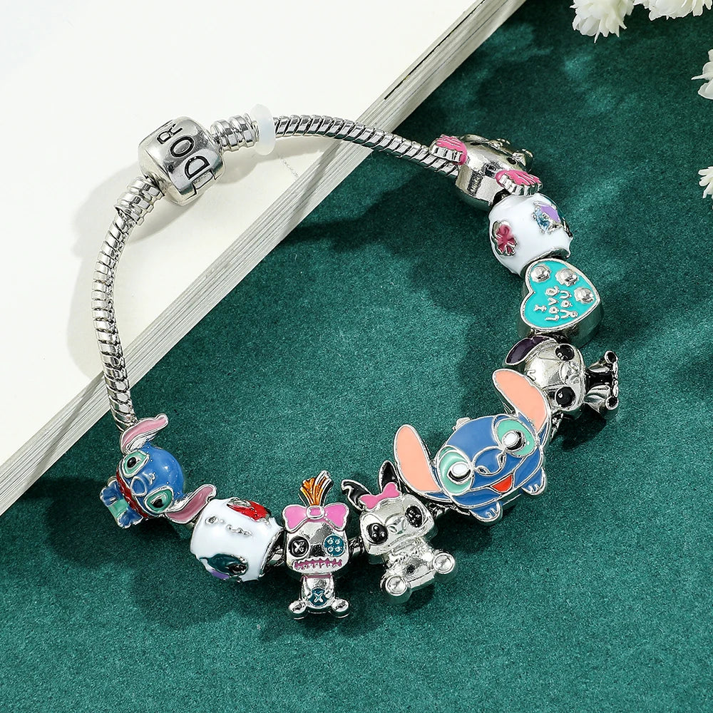 Disney Anime Lilo and Stitch Bracelet – Cartoon Stitch Beads Hand Chain - Image 3