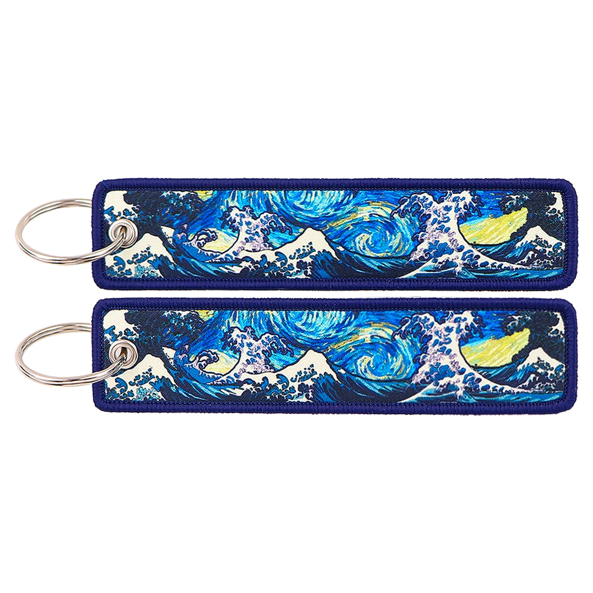 Van Gogh Embroidery Key Fobs – Artistic Keychain Accessories for Vehicles - Image 11