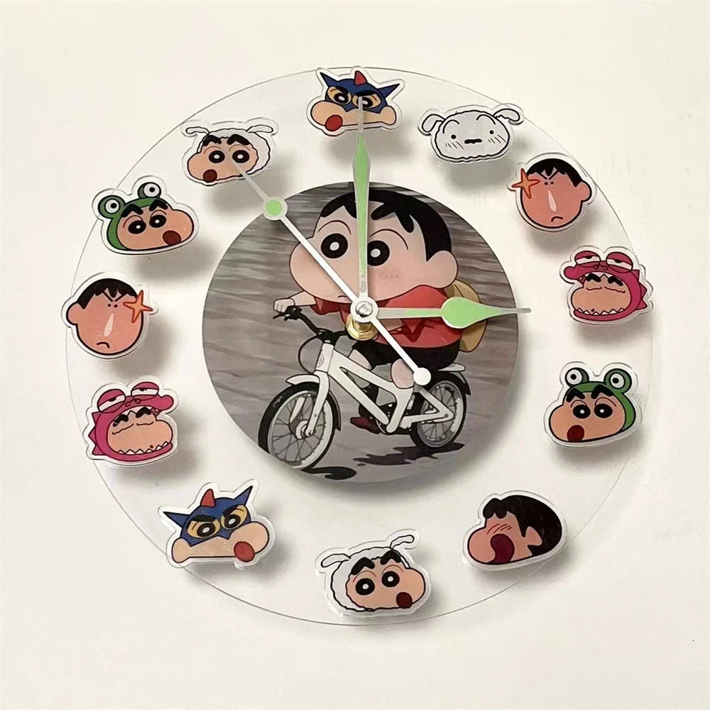 Adorable Crayon Shin-Chan Acrylic Clock – A Kawaii Anime - Image 7