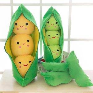 Adorable 25CM Plush Pea Doll – Perfect Kawaii Gift for Kids